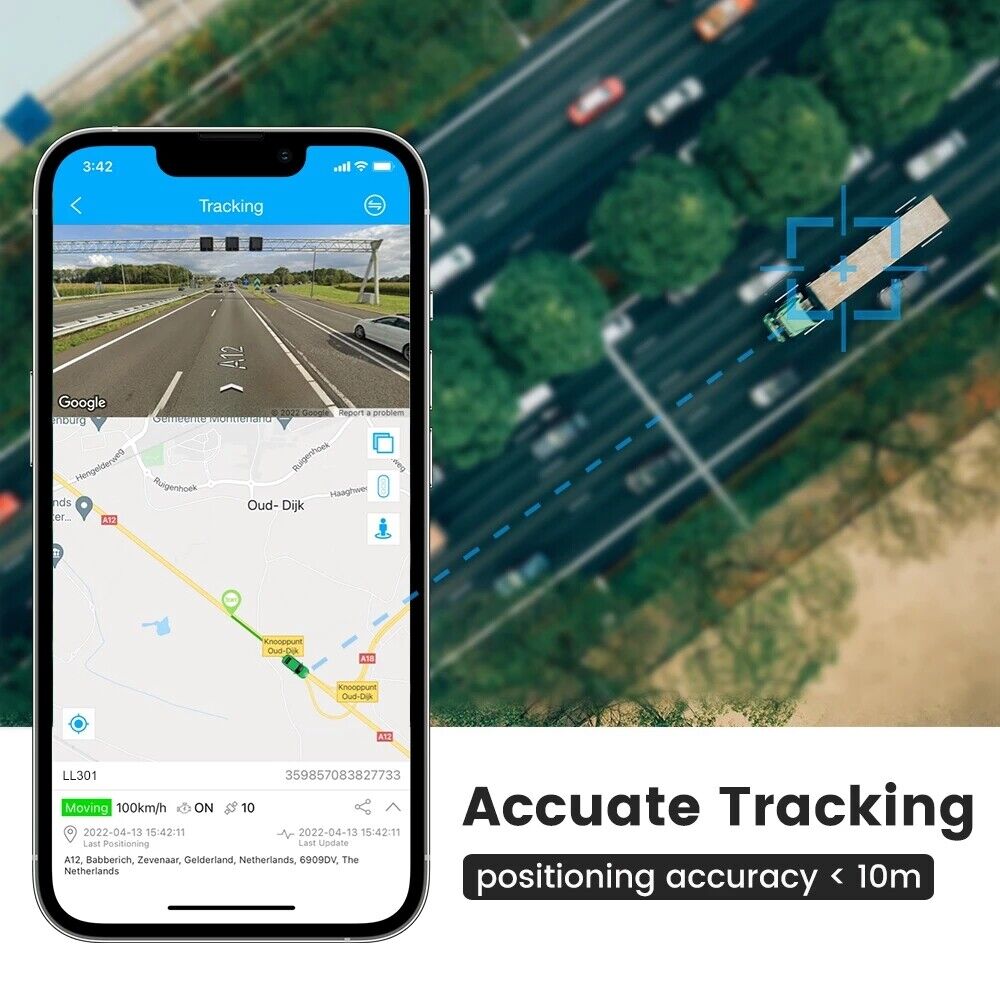 Localización de la posición GPS en tiempo real - localizador gps para coche